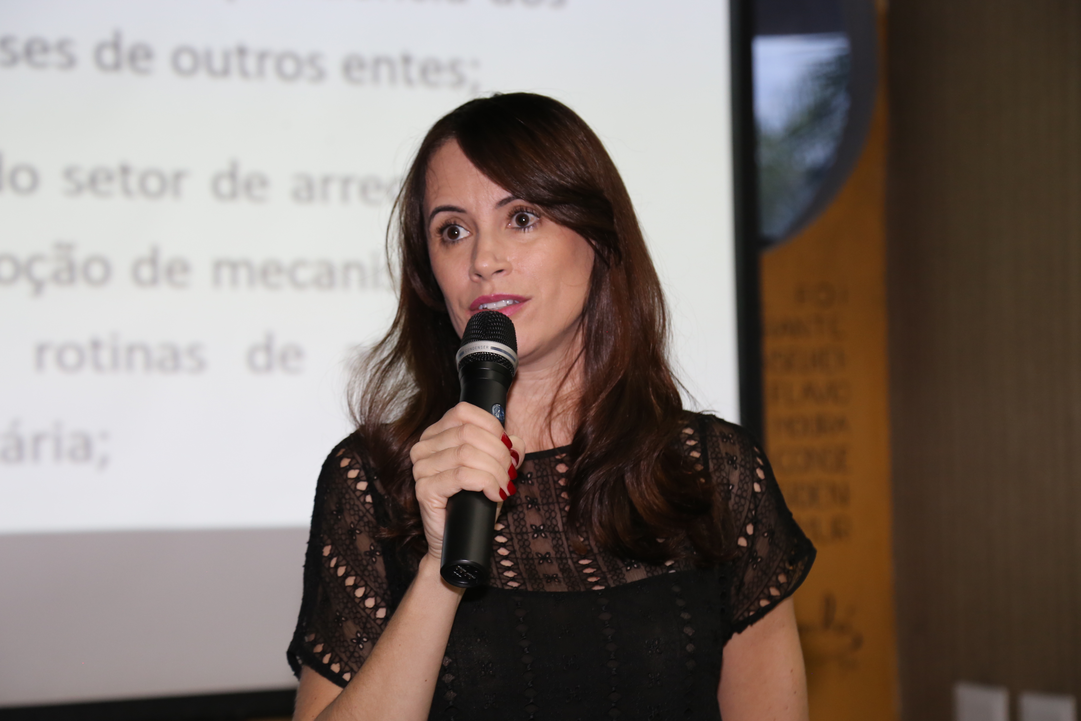 A diretora de Controle Externo dos Municípios, Simone Reis